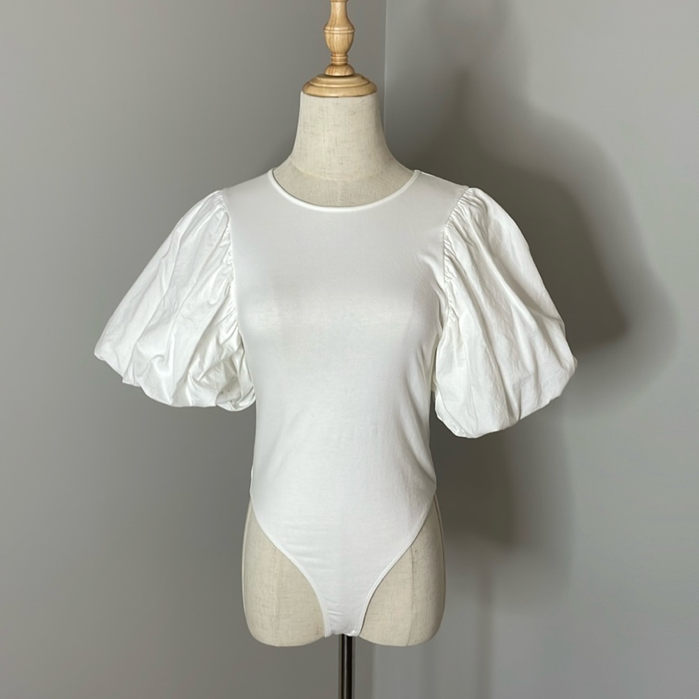 Zara Puff Sleeve Bodysuit